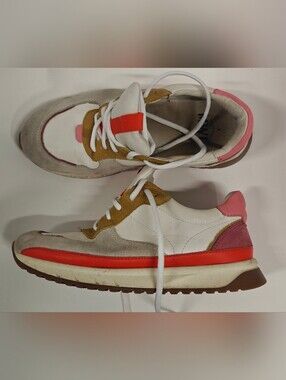 Madewell Leather Calf Hair Sneakers Trainers Women’s Size 8 Men’s 6.5 Casual Sho